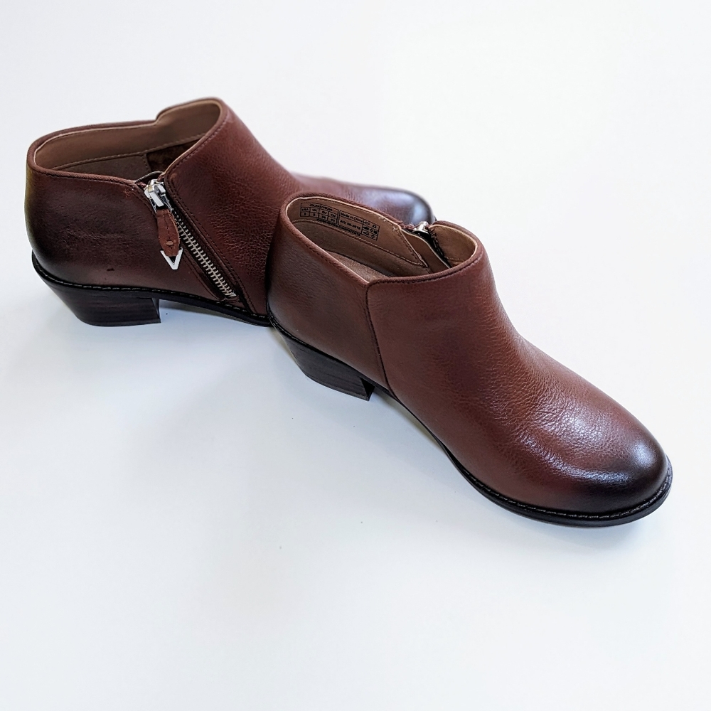 Vionic Jolene Ankle Boot Mocha Brown Leather. Size 5 - Picture 13 of 16